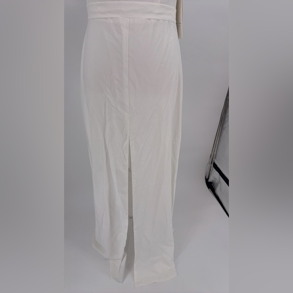 NWT Witness of Love Women Sz 10White Puff Sleeve with Front Slit Wedding Dress - Picture 4 of 9